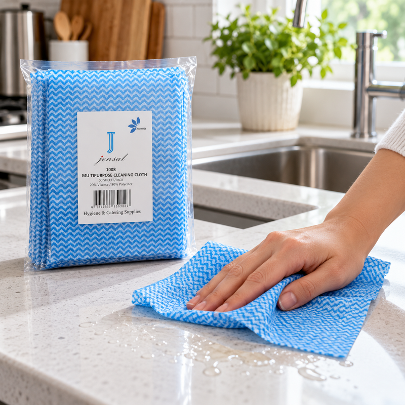 JENSAL ALL PURPOSE CLEANING CLOTH – 50 SHEETS/PACK