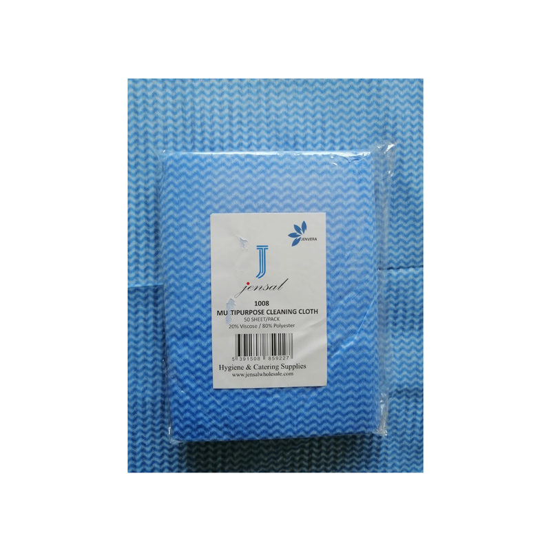 JENSAL ALL PURPOSE CLEANING CLOTH – 50 SHEETS/PACK
