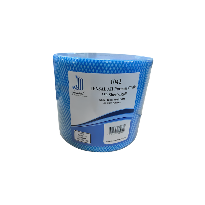 MULTIPURPOSE CLEANING CLOTH ROLL – 350 SHEETS/ROLL - 4 ROLLS/BOX