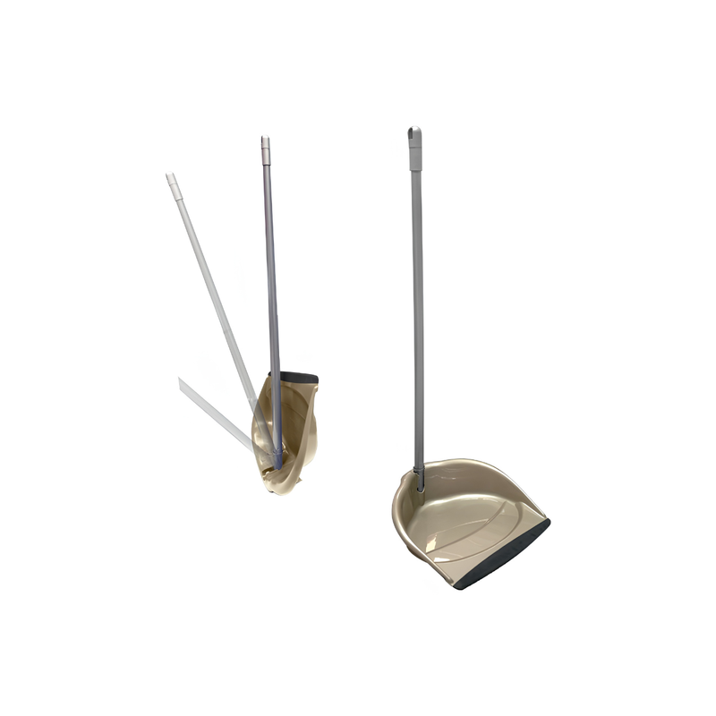 LONG-HANDLED DUSTPAN & BROOM SET