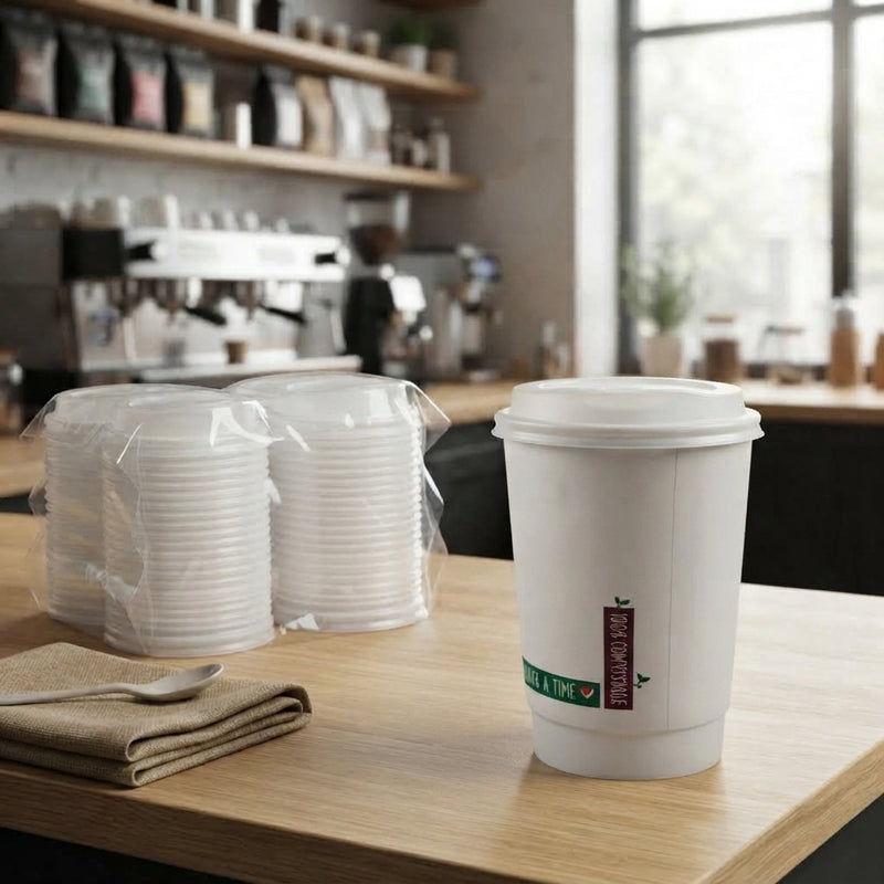 12 OZ SIP-THROUGH COFFEE CUP LIDS – 1000 PCS