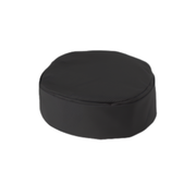 Black hockey chef cap on a white background