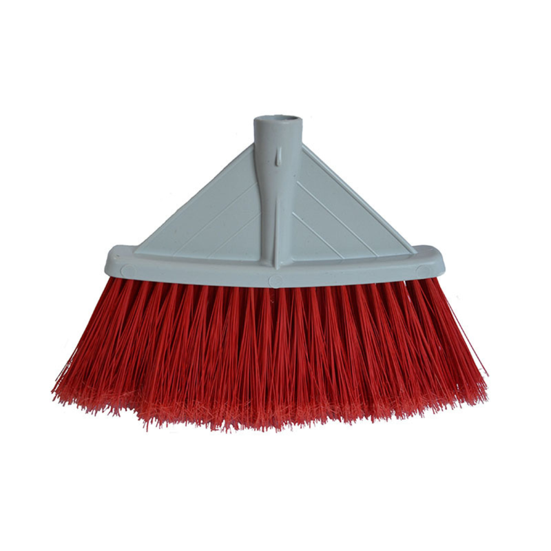 BROOM WITH HANDLE LONG BRISTLE - PACK OF 6